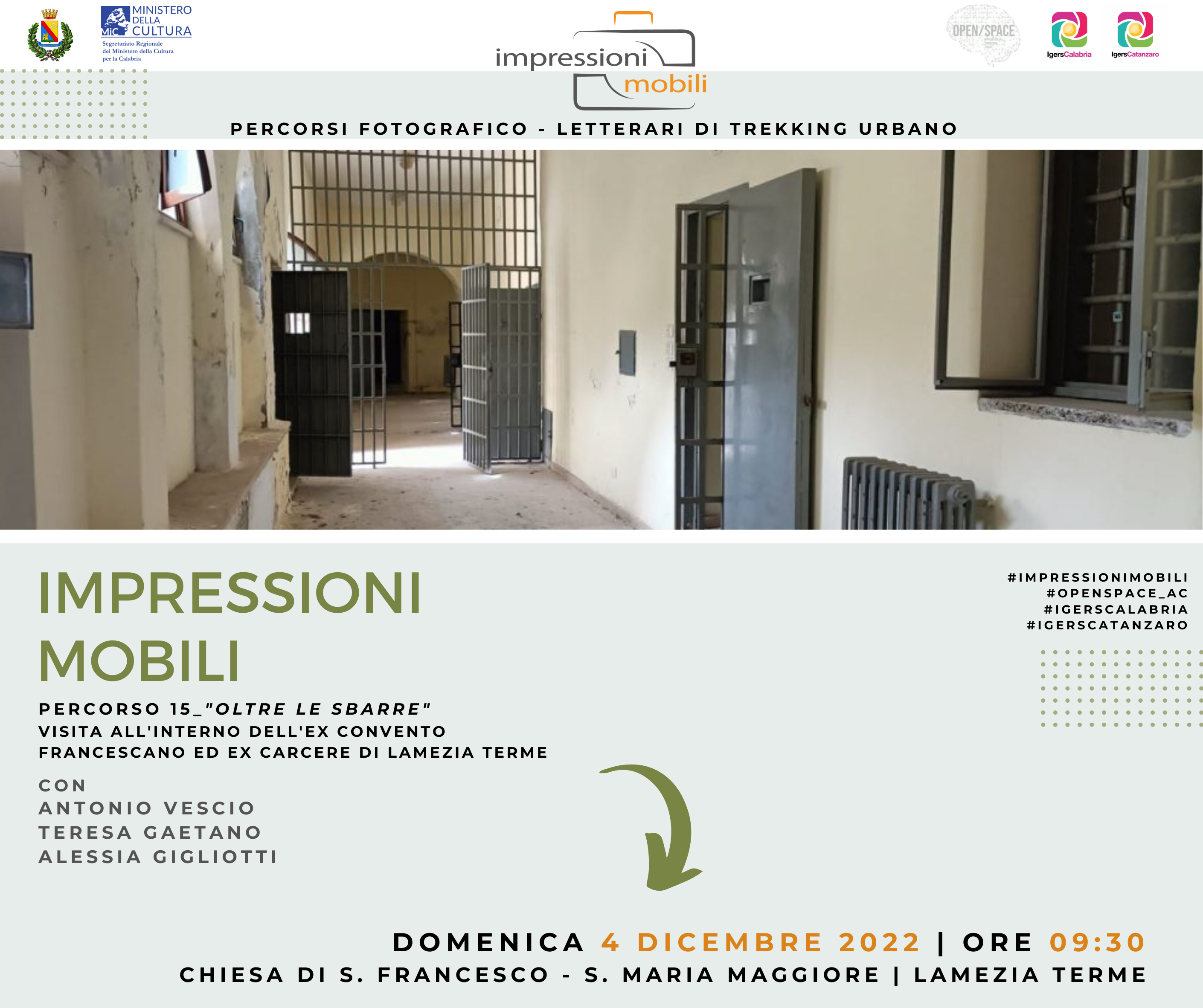 Percorsi fotografico-letterari "Oltre le sbarre"