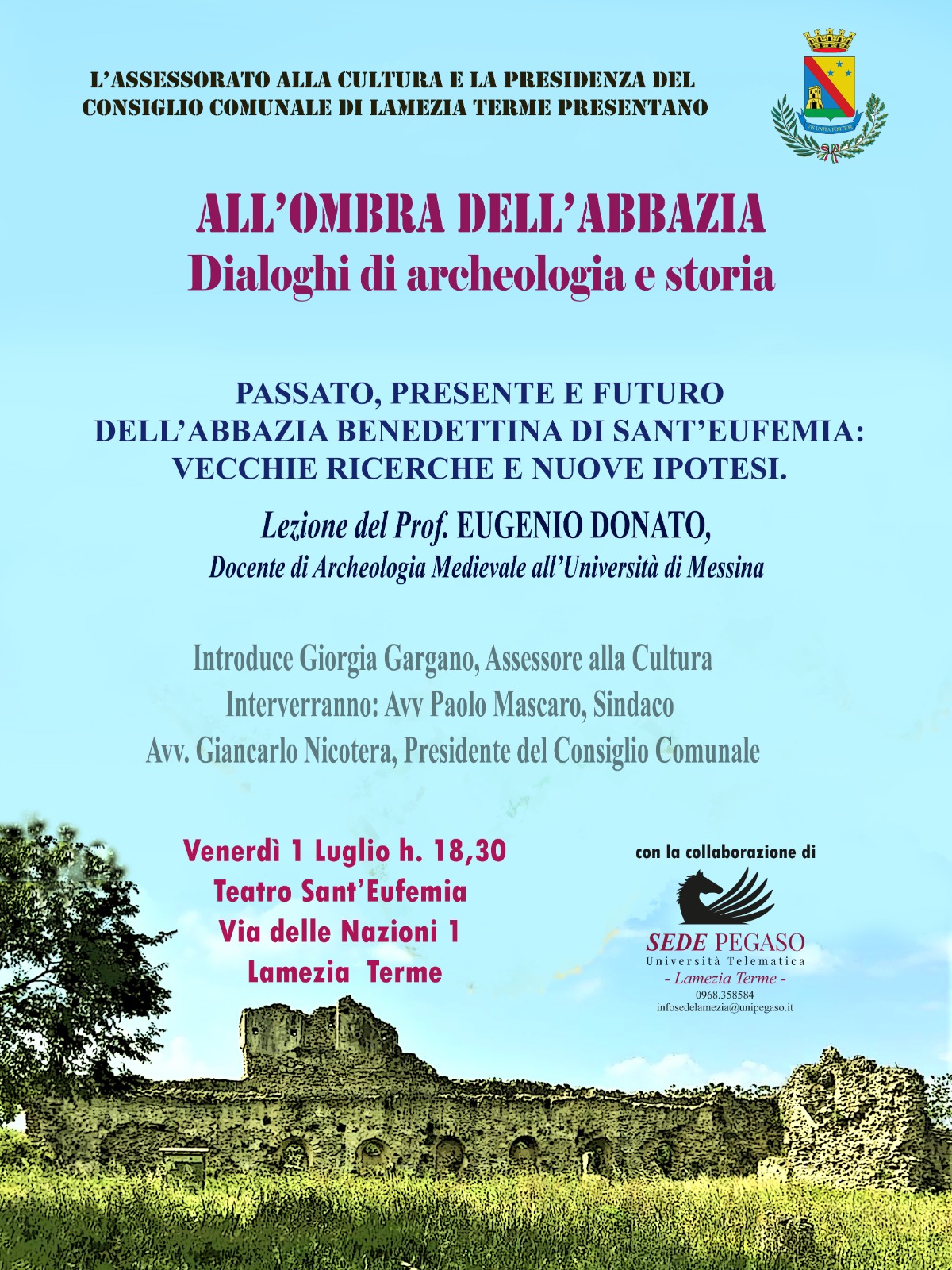 All'ombra dell'Abbazia - Dialoghi di archeologia e storia 