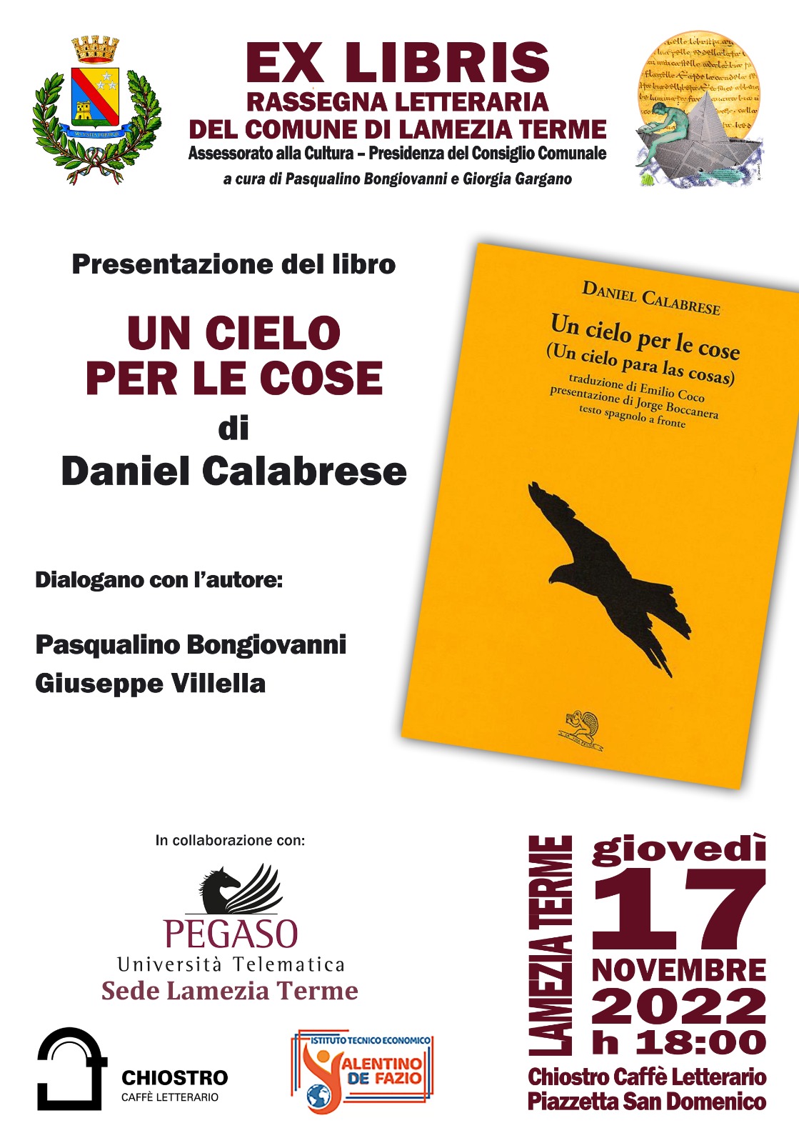 Rassegna Ex Libris - "Un cielo per le cose"