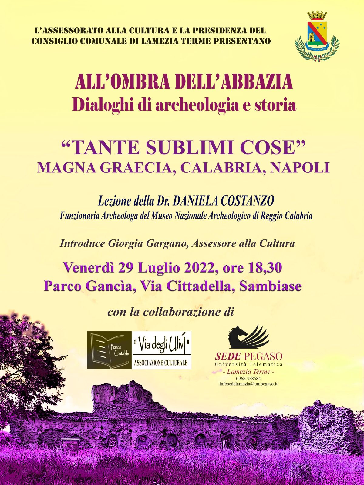 All'ombra dell'Abbazia - "Tante sublimi cose"