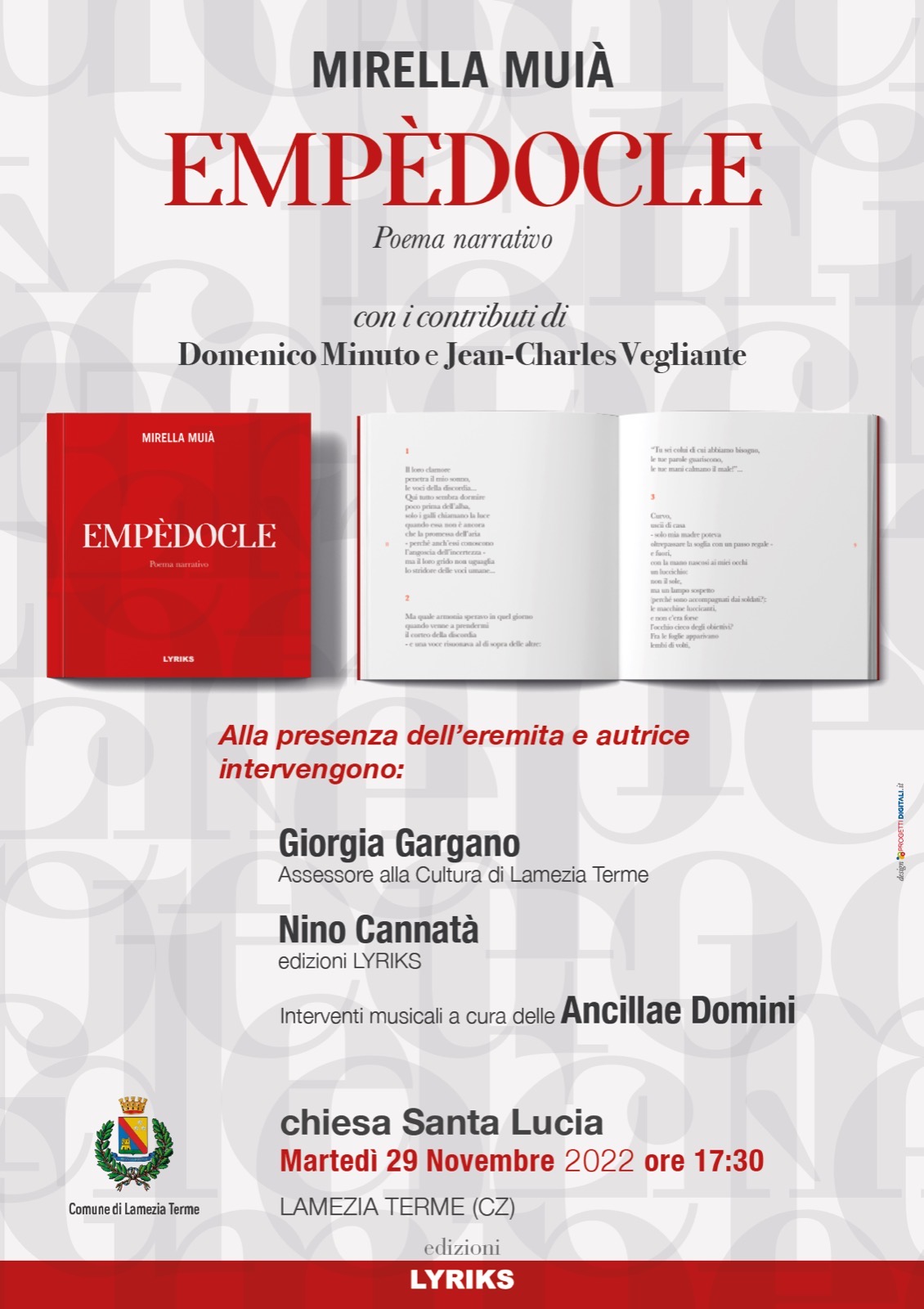 Presentazione libro "Empedocle"