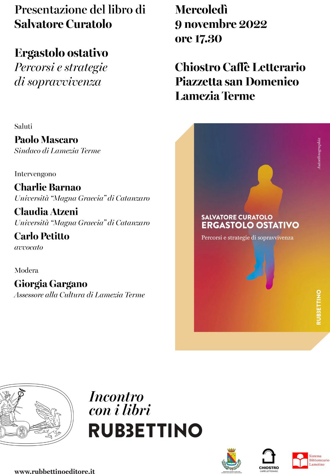 Presentazione del libro di Salvatore Curatolo