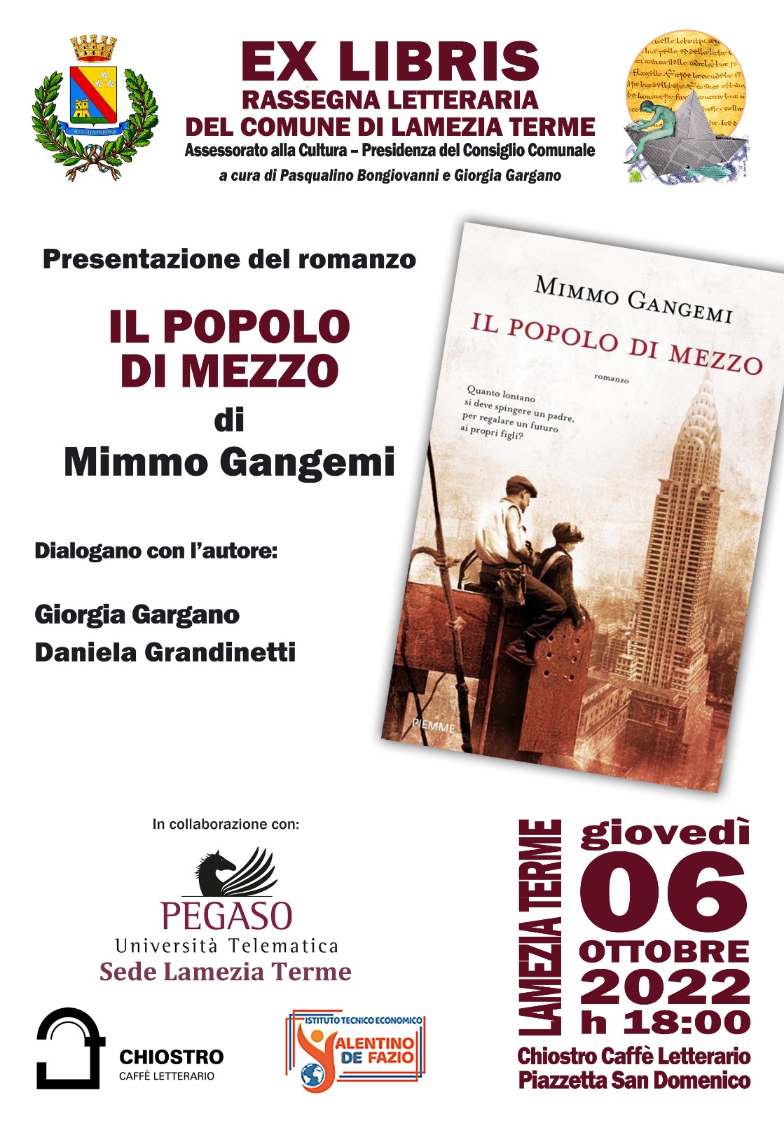 Rassegna Ex Libris - romanzo Il popolo di mezzo