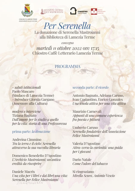 Convegno di studi "Per Serenella"
