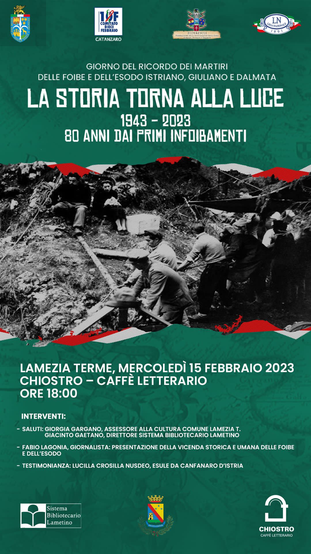 Caffè letterario - convegno "La storia torna alla luce"