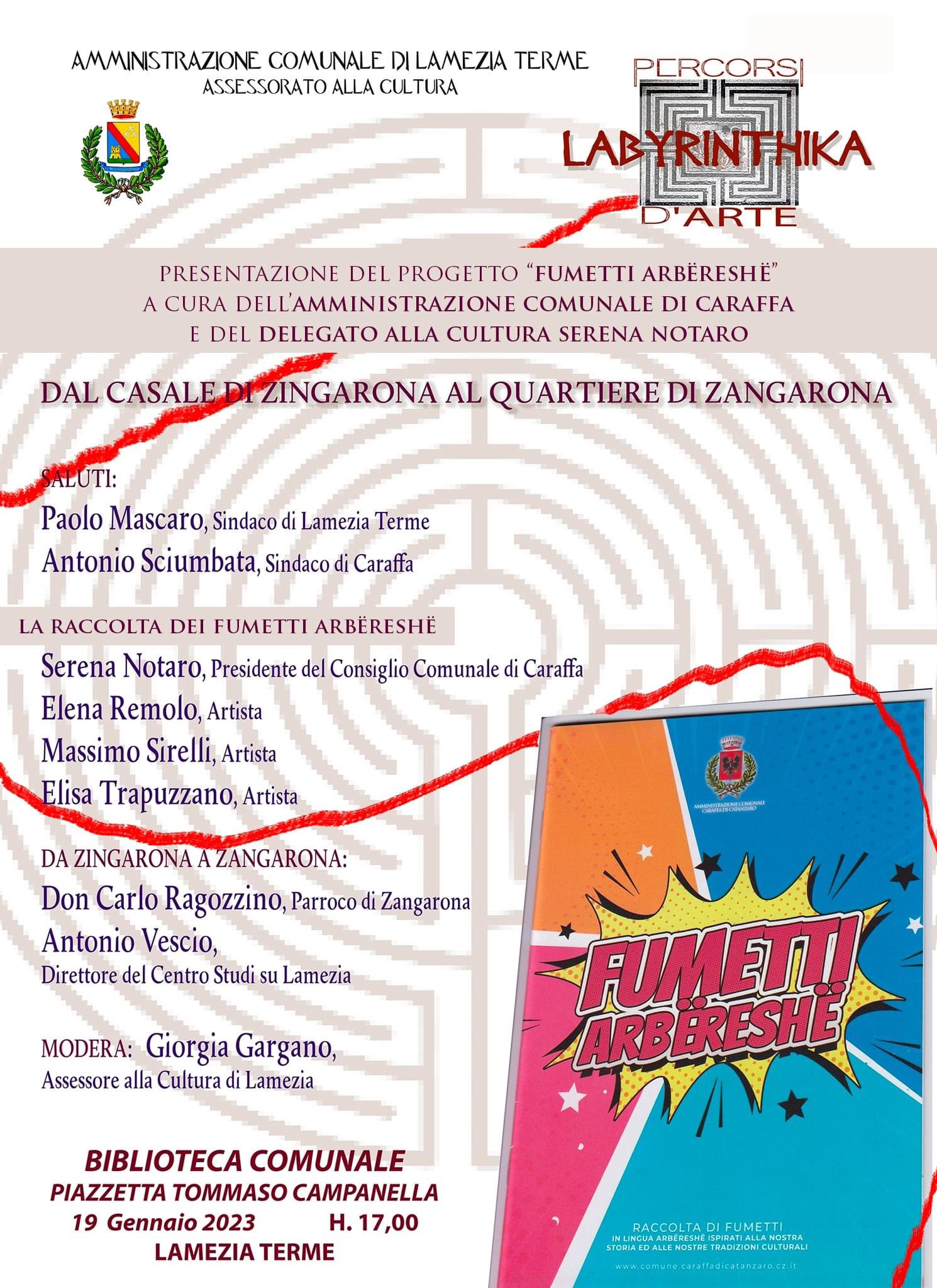 Presentazione del volume "Fumetti Arbëreshë"