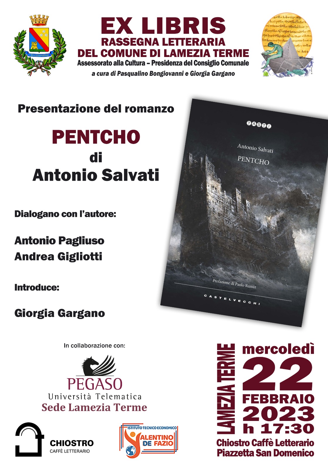 Rassegna Ex Libris - Presentazione romanzo di A.Salvati