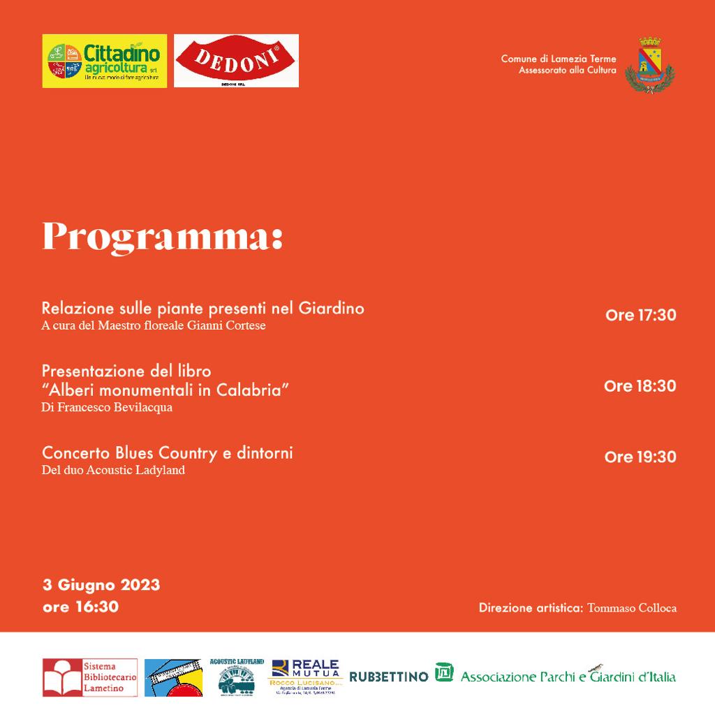 Evento "Appuntamento in giardino"