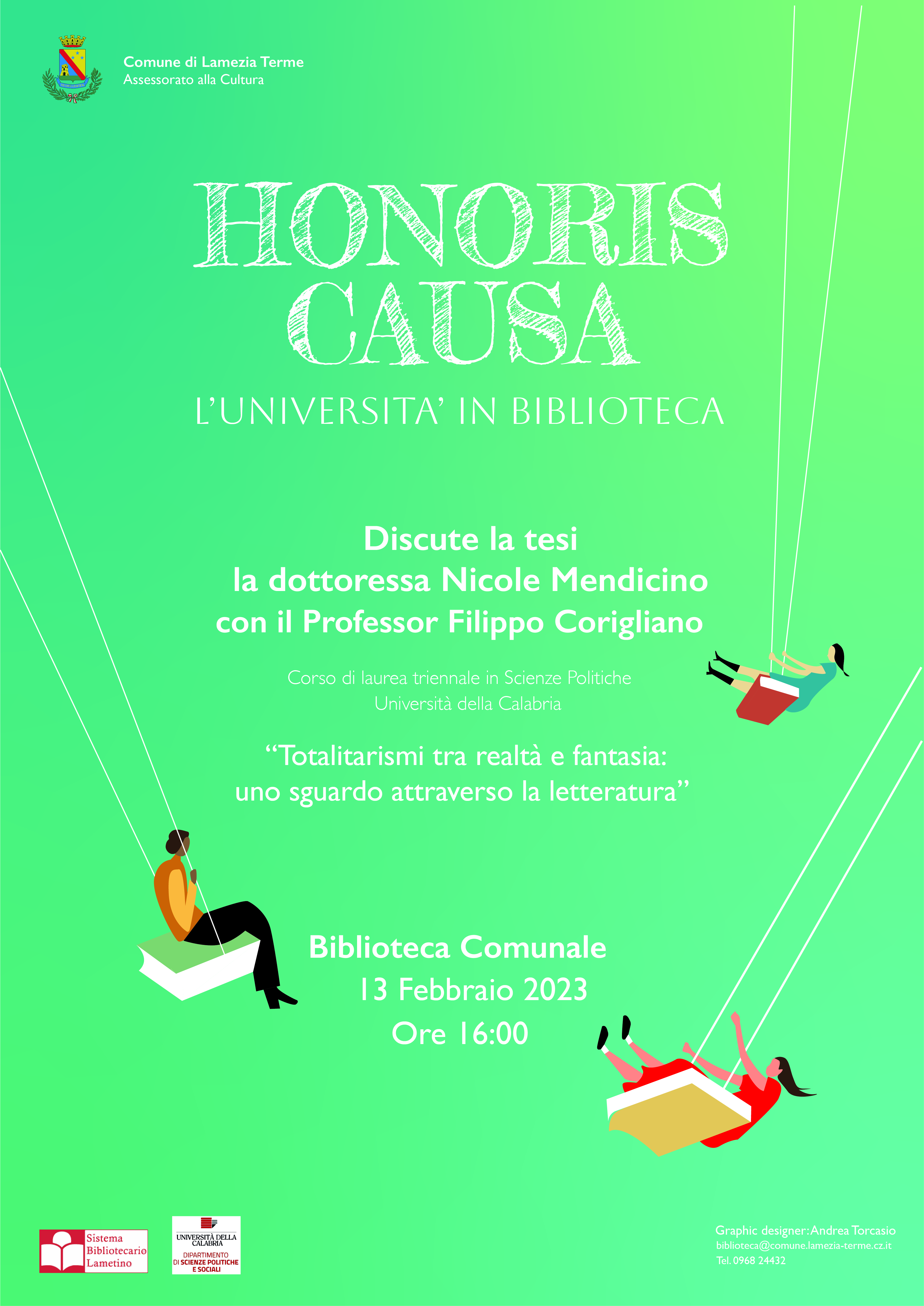 Rassegna "Honoris Causa" - tesi di Nicole Mendicino