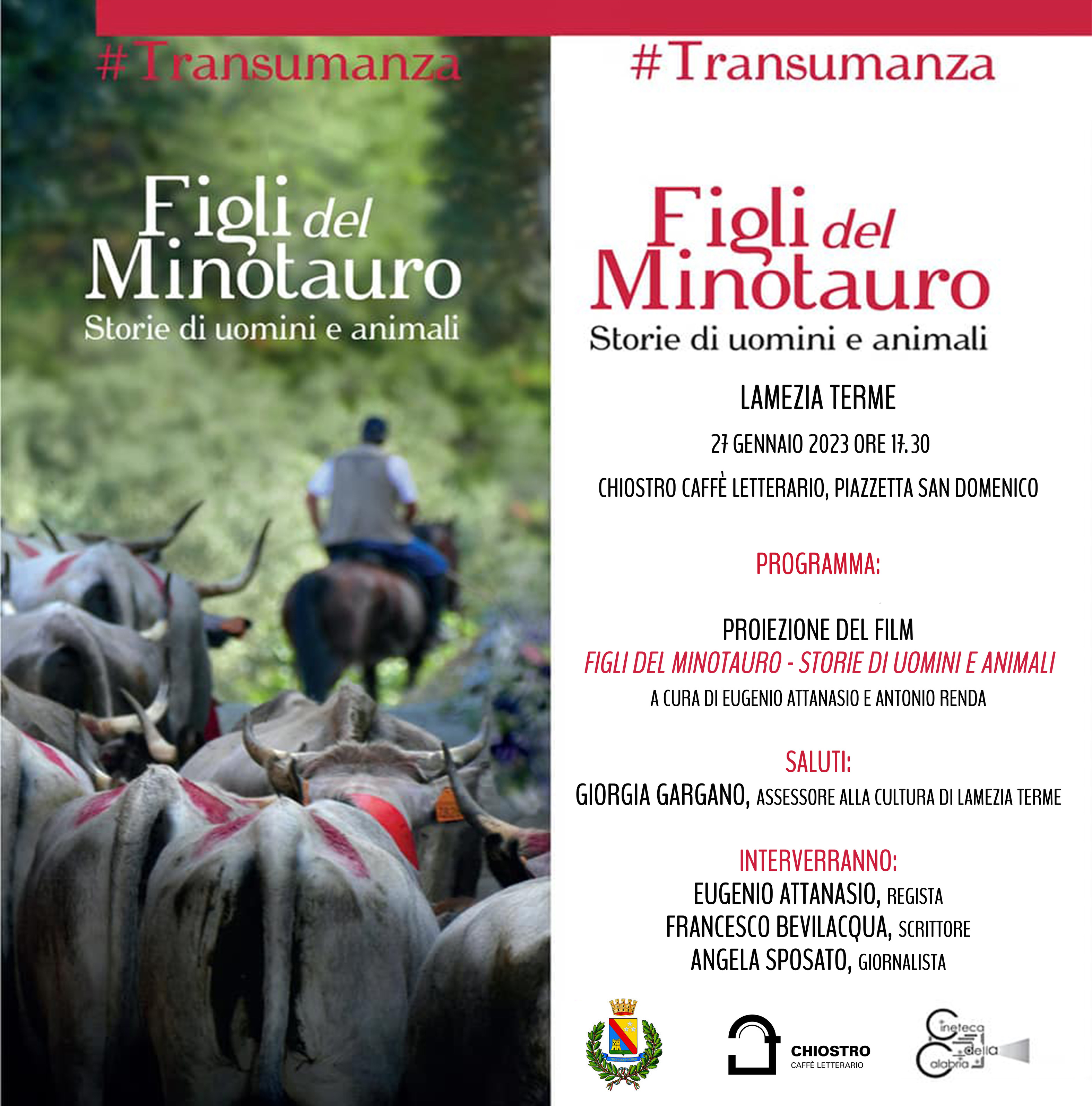 Proiezione del film "Figli del Minotauro"