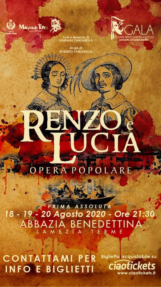 Musical in tour 2020: Renzo e Lucia opera popolare"